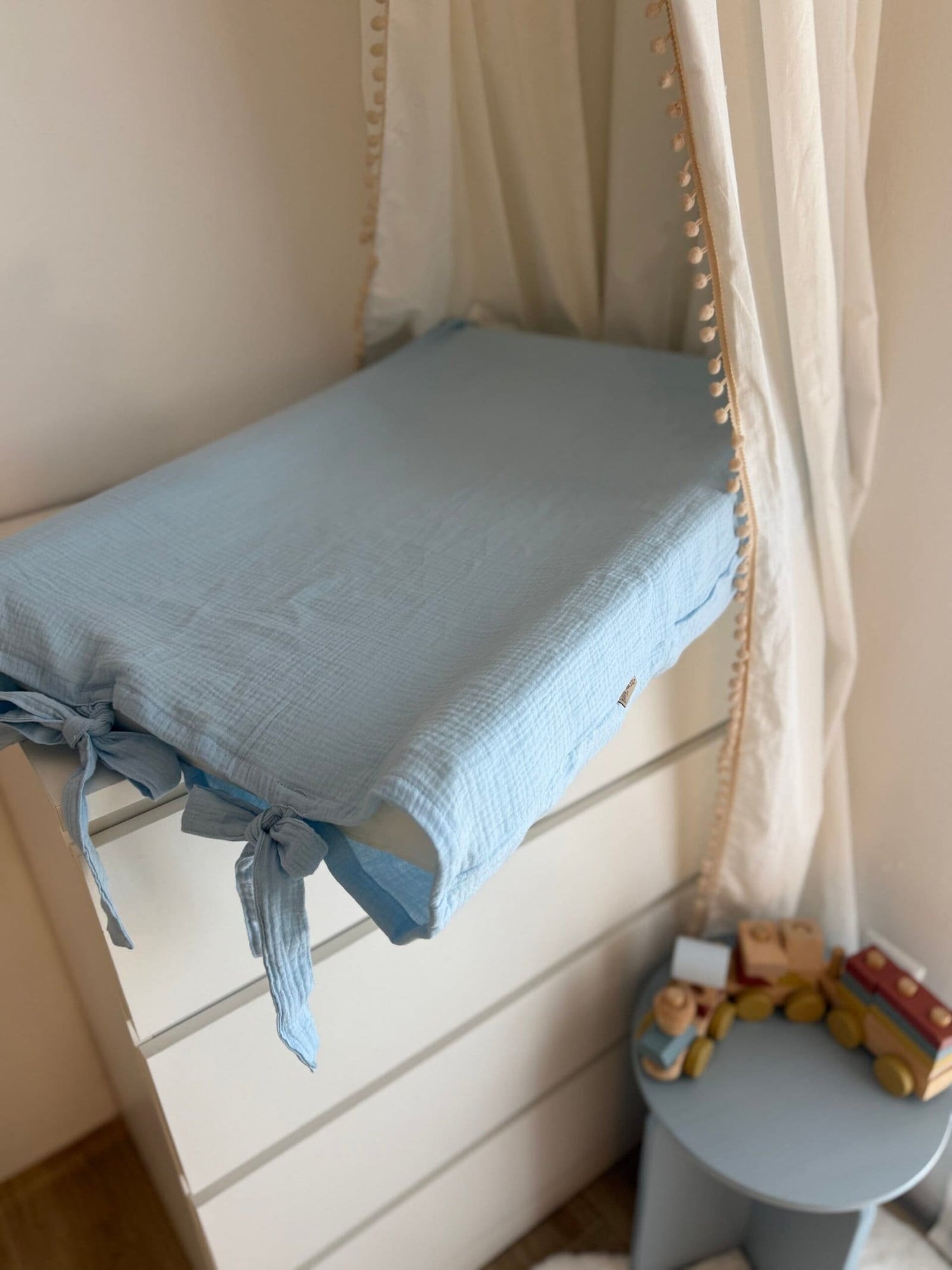 Prevleka za previjalno blazino – Baby modra