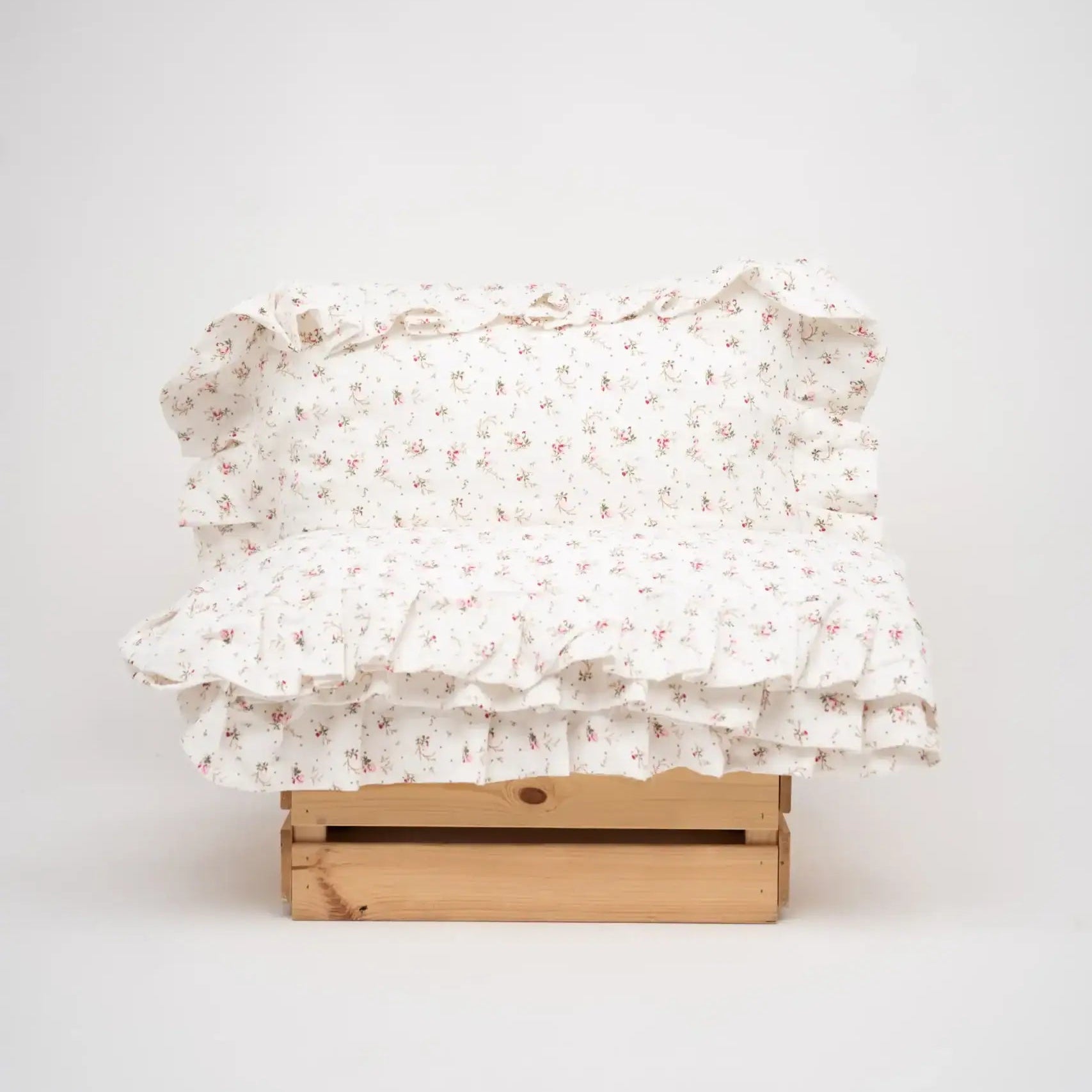 posteljina na volane cvjetici